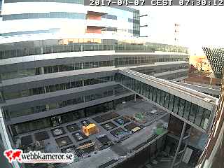 Webbkamera - Bygget av Nya Karolinska Solna